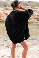 SAMI Noire - Chemise Gaze De Coton