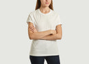 Tshirts, Polos T-Shirt Uni Solly Hushed White Samsoe - Samsoe - Blanc - Femme