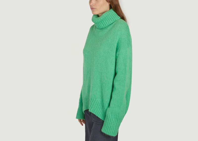 Pulls, Gilets Pullover Molli 14077 Vibrant Green Samsoe - Samsoe - Vert - Femme