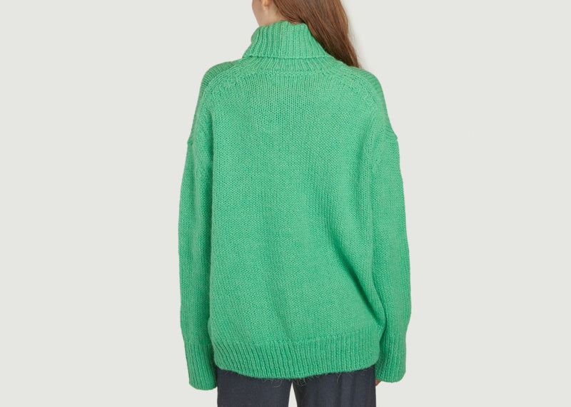 Pulls, Gilets Pullover Molli 14077 Vibrant Green Samsoe - Samsoe - Vert - Femme