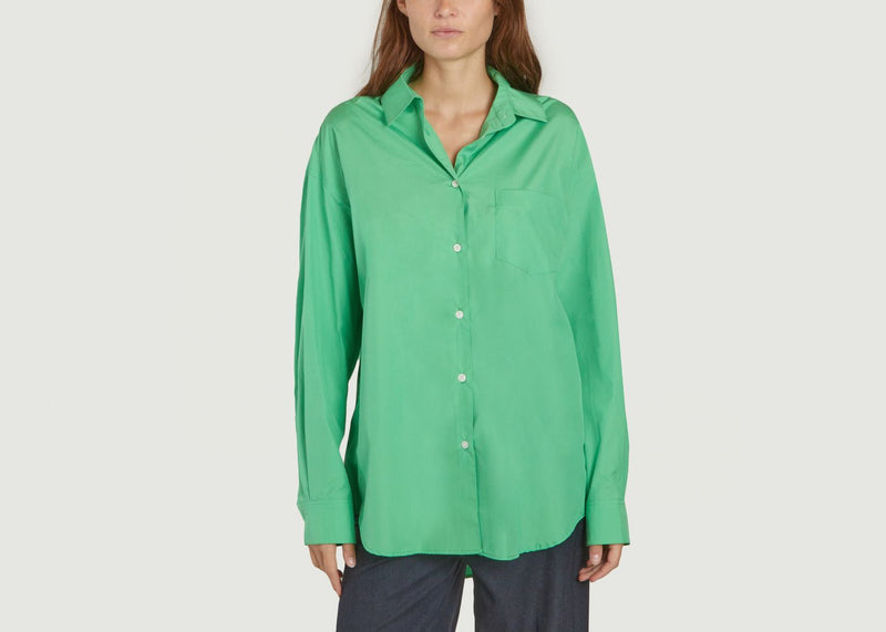 Tops, Blouses Chemise Ample Lua Vert Samsoe - Samsoe - Vert - Femme