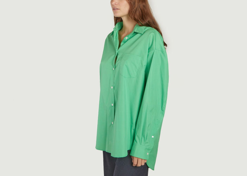 Tops, Blouses Chemise Ample Lua Vert Samsoe - Samsoe - Vert - Femme