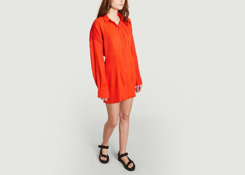 Chemises Chemise Fridah Orange Samsoe - Samsoe - Orange - Femme