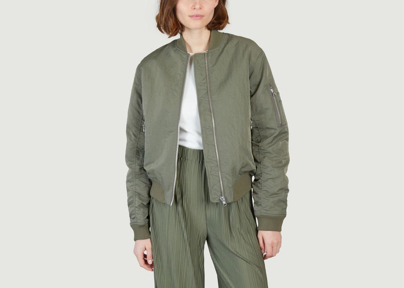 Vestes Bomber Mae 14652 Olive Samsoe - Samsoe - Vert - Femme