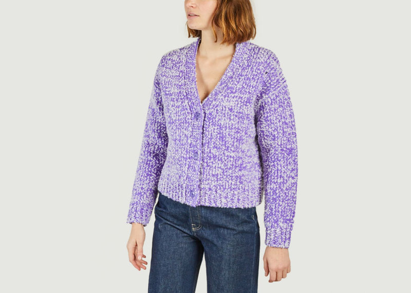 Pulls, Gilets Cardigan Aria 15011 Simplement Violet Samsoe - Samsoe - Violet - Femme