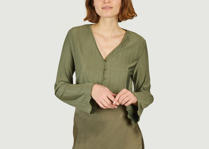 Chemises Blouse Sauma 10167 Olive Samsoe - Samsoe - Vert - Femme