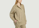 Chemises Chemise En Lin Salova Chinchilla Samsoe - Samsoe - Beige - Femme