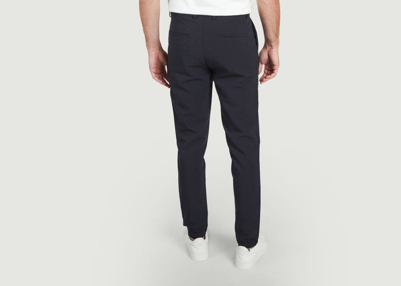 Pantalons, Shorts Pantalon Frankie Ajusté Dark Sapphire Samsoe - Samsoe - Noir - Homme