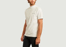 Tshirts, Polos T-Shirt Siglé En Coton Bio Norsbro White Samsoe - Samsoe - Blanc - Homme