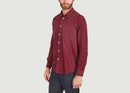 Chemises Chemise Liam 10504 Windsor Wine Samsoe - Samsoe - Rouge - Homme