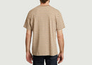 Tshirts, Polos T-Shirt Ataro Caribou St. Samsoe - Samsoe - Beige - Homme