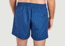 Maillots De Bain Short De Bain En Toile Recyclée Mason Blue Tile Aop. Samsoe - Samsoe - Bleu - Homme