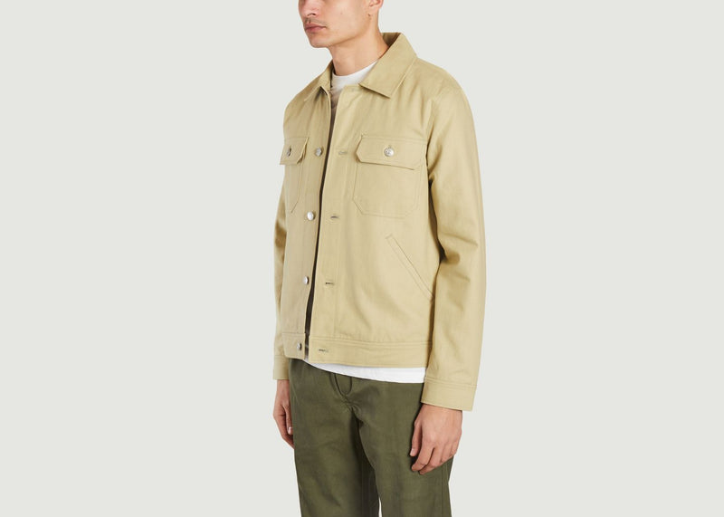 Vestes Veste Volmer Sage Green Samsoe - Samsoe - Beige - Homme