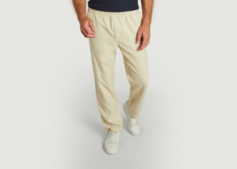 Pantalons, Shorts Pantalon Jabari 14347 Castle Wall Samsoe - Samsoe - Beige - Homme