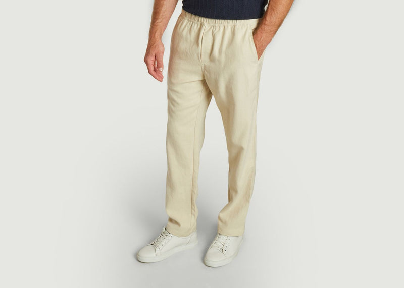 Pantalons, Shorts Pantalon Jabari 14347 Castle Wall Samsoe - Samsoe - Beige - Homme