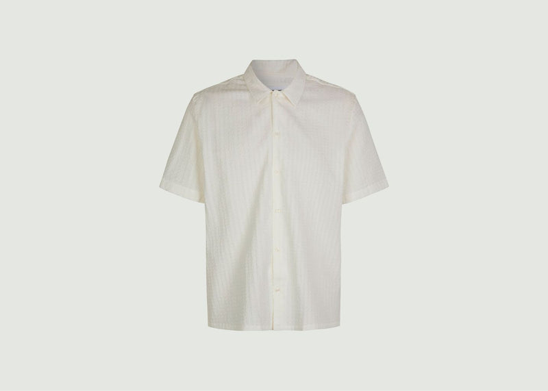 Chemises Chemise Avan Jx 14698 White Samsoe - Samsoe - Blanc - Homme