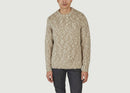 Pulls, Gilets Benjamin Crew Neck 15031 Fallen Rock Mel Samsoe - Samsoe - Beige - Homme