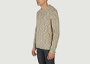 Pulls, Gilets Benjamin Crew Neck 15031 Fallen Rock Mel Samsoe - Samsoe - Beige - Homme