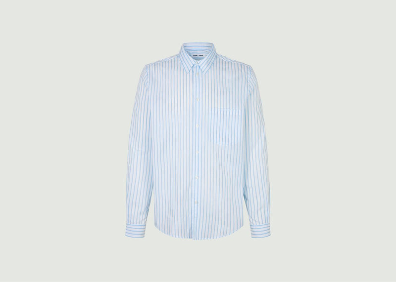 Chemises Chemise Saliam 15139 Light Blue Samsoe - Samsoe - Bleu - Homme