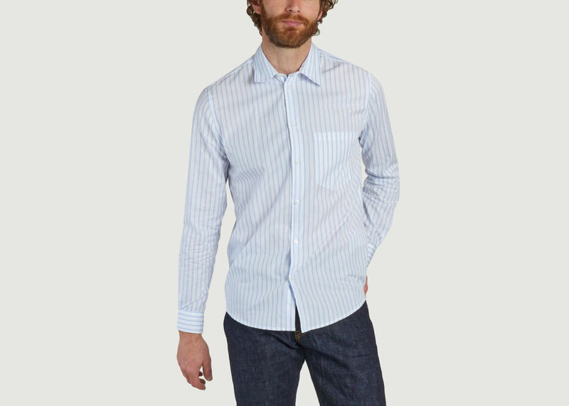 Chemises Chemise Saliam 15139 Light Blue Samsoe - Samsoe - Bleu - Homme