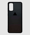 Carbone - Coque Samsung Pierre Tourmaline Cuir Noir - Mixte