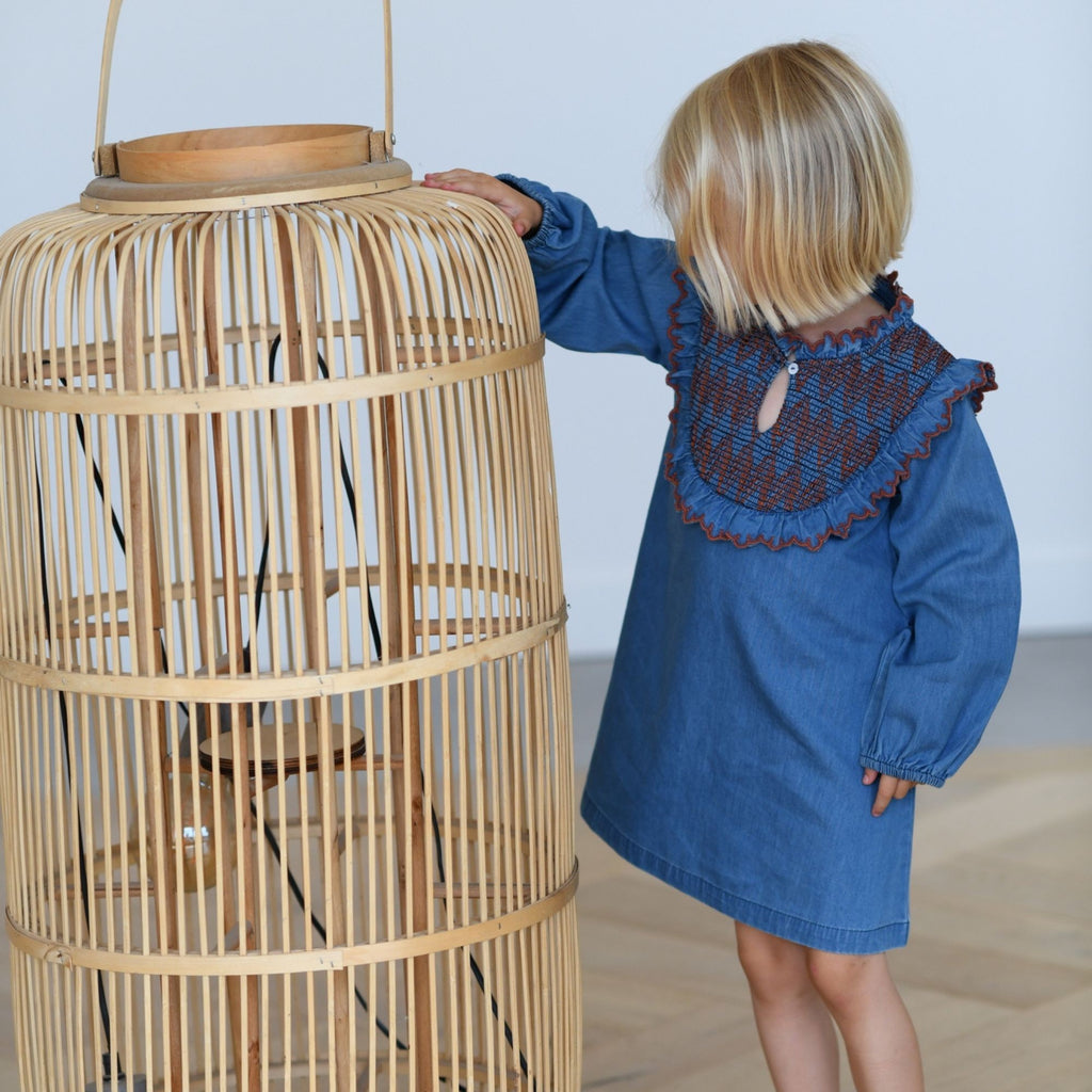 Robe à smocks Sanae