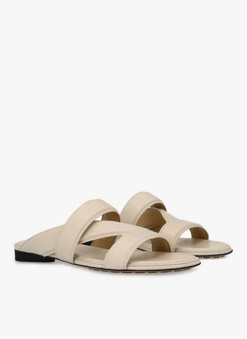 Bottega Veneta - Sandales The Band Flat - Green - Femme