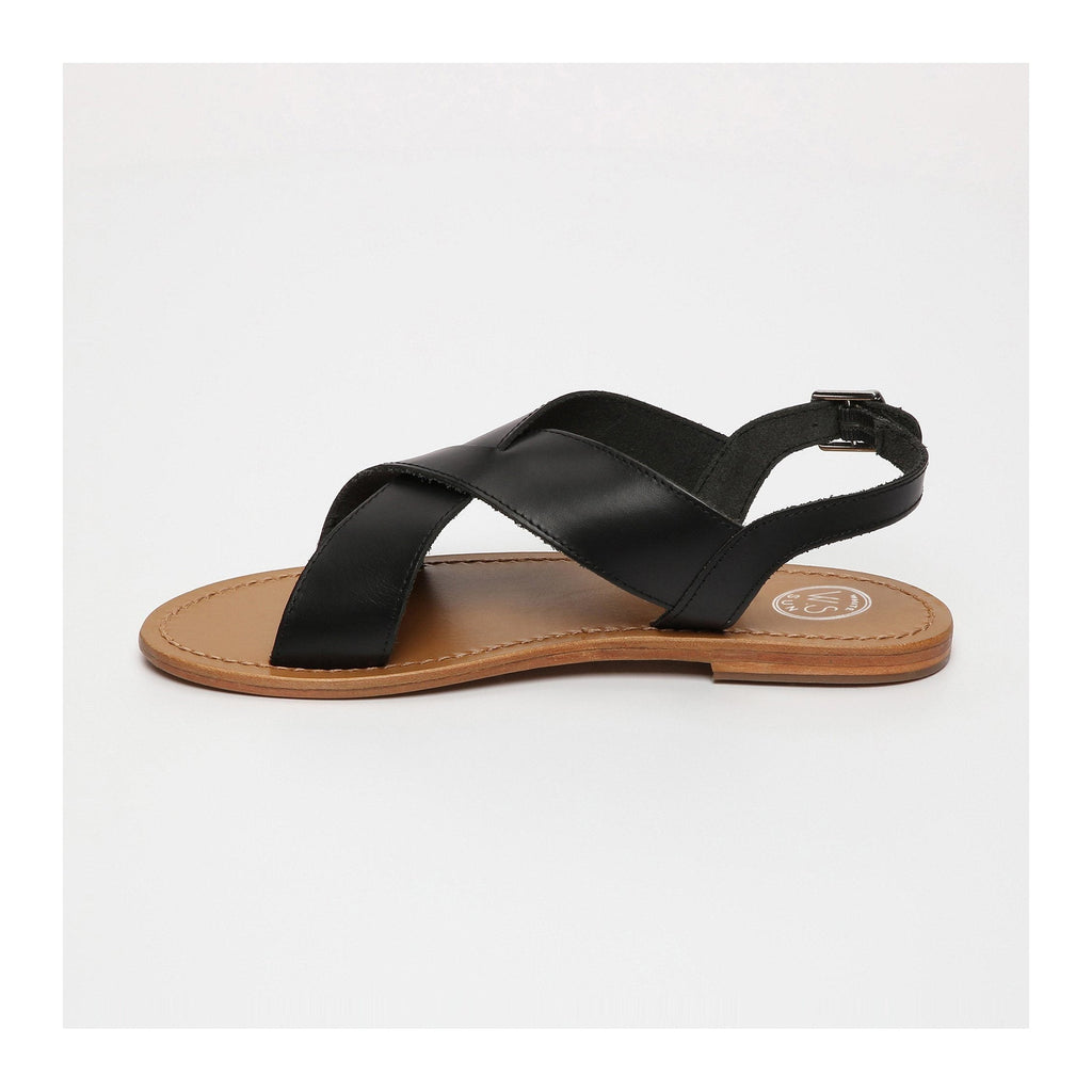 White Sun - Aulestes Sandals - Black Buff - Black