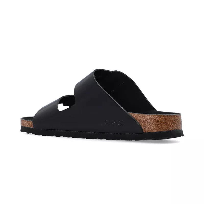 Arizona Big Buckle Narrow Sandals - Black/Gold