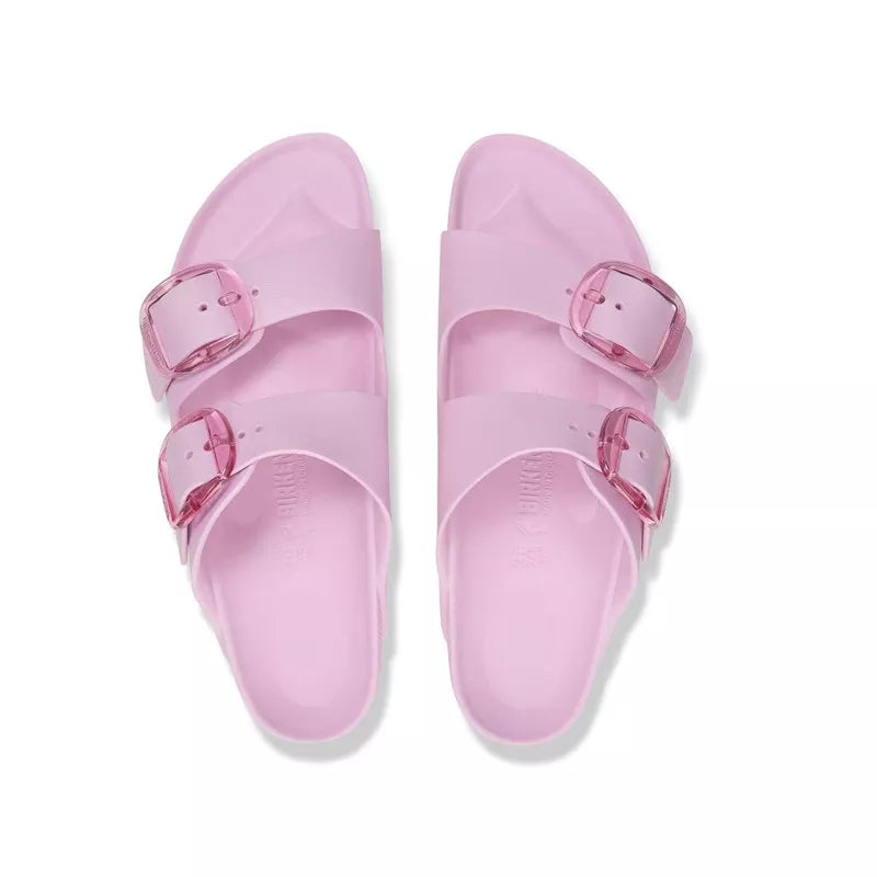 Arizona Big Buckle Narrow Sandals - Light Pink