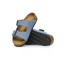 Sandales  Birkenstock Arizona Kids Bfbc - Bleu - Enfant