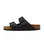 Sandales Birkenstock Arizona Sfb - Noir, Marron.