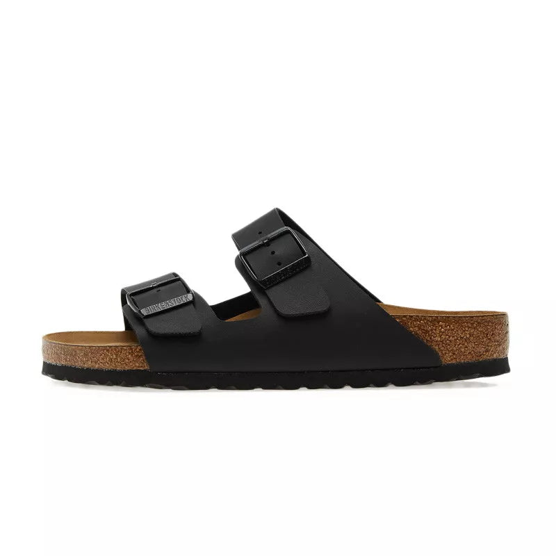 Sandales Birkenstock Arizona Sfb - Noir, Marron.