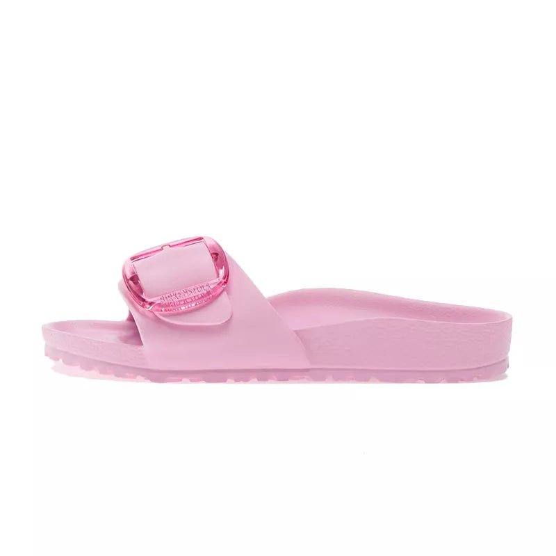 Madrid Big Buckle Narrow Sandals - Light Pink