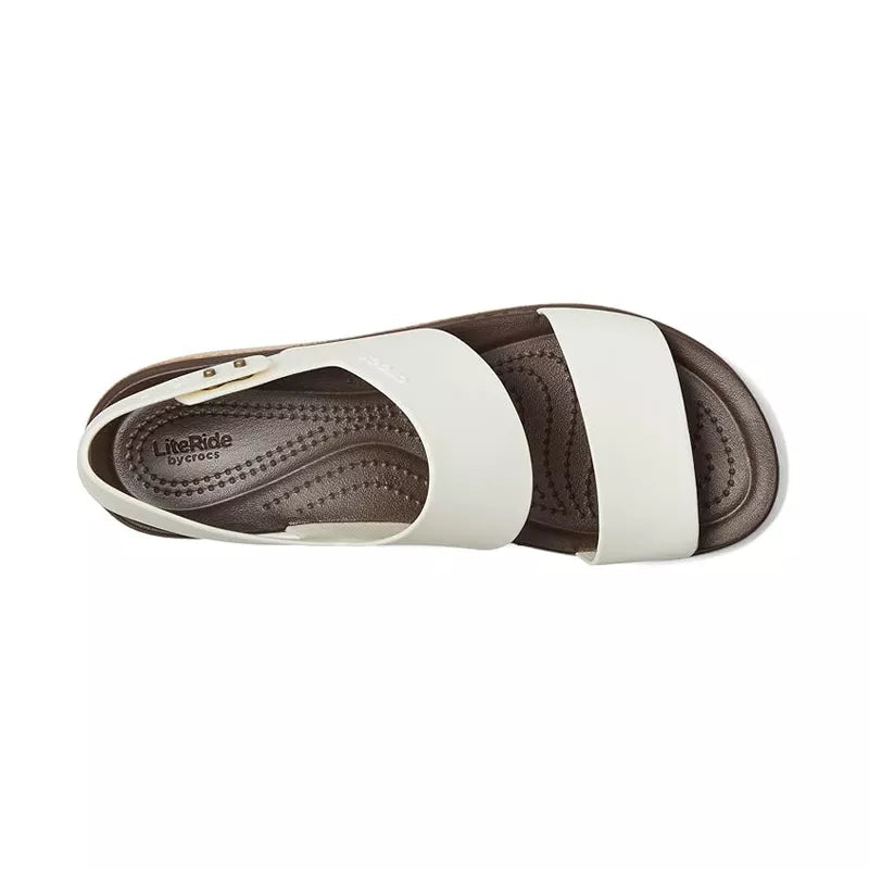 Sandalias Brooklyn Cork De Cuña Baja - Blanco