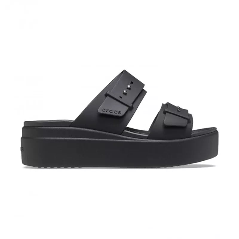 Sandales Brooklyn Buckle Lowwdg - Noir