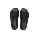 Crocs - Sandalias Brooklyn Luxe con tiras cruzadas - Negro