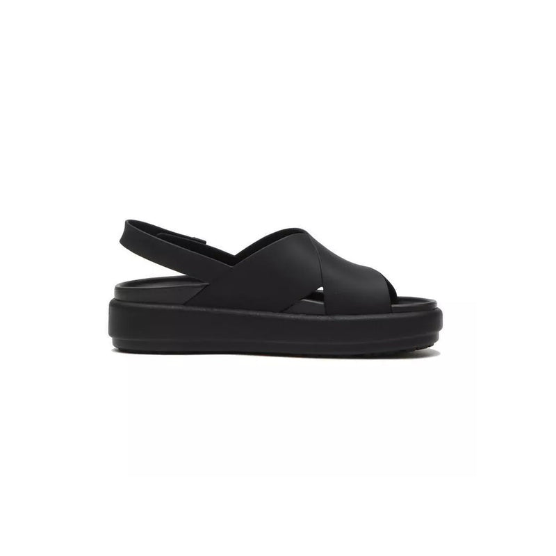 Crocs - Sandalias Brooklyn Luxe con tiras cruzadas - Negro