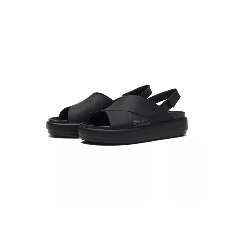 Crocs - Sandales Brooklyn Luxe Cross Strap - Noir