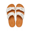 Brooklyn Woven Buckle Sandals - White
