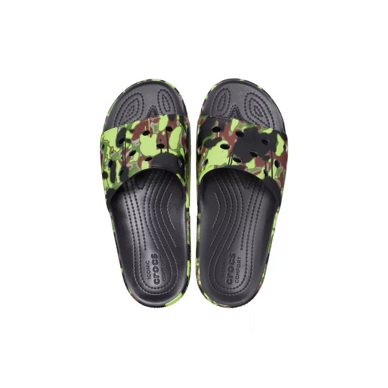 Sandales Classic Spray Camo Slide - Noir