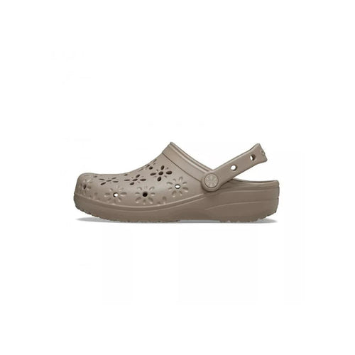 Sandales Classic Floral Cut Out Clog - Taupe