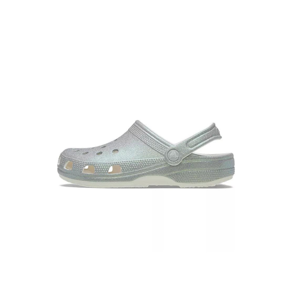 Sandales Classic Iridescent Glitter - Blanc