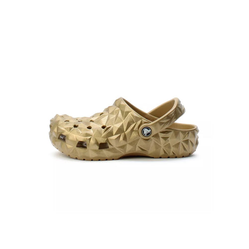 Sandales Crocs Classic Metallic Geometric - Or