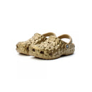 Crocs - Sandalias Crocs Classic Metallic Geométricas - Dorado