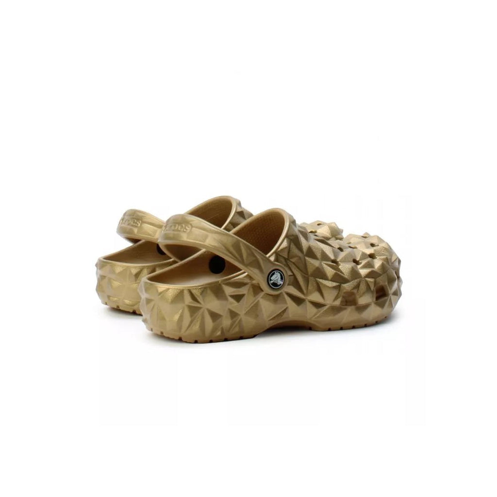 Crocs Classic Metallic Geometric Sandals - Gold