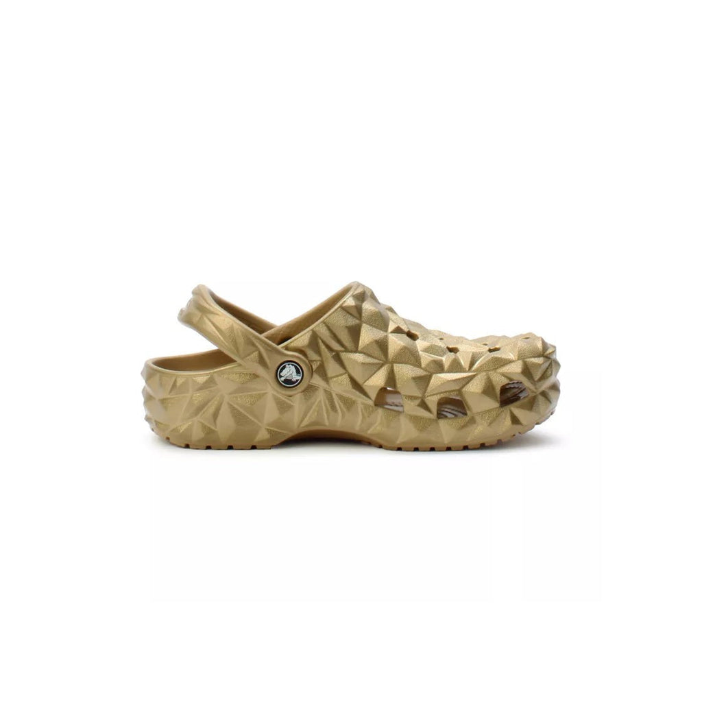 Crocs Classic Metallic Geometric Sandals - Gold