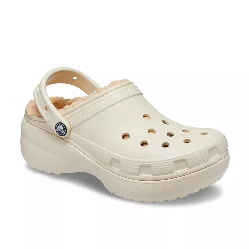 Sandales Classic Platform Lined Clog - Ecru