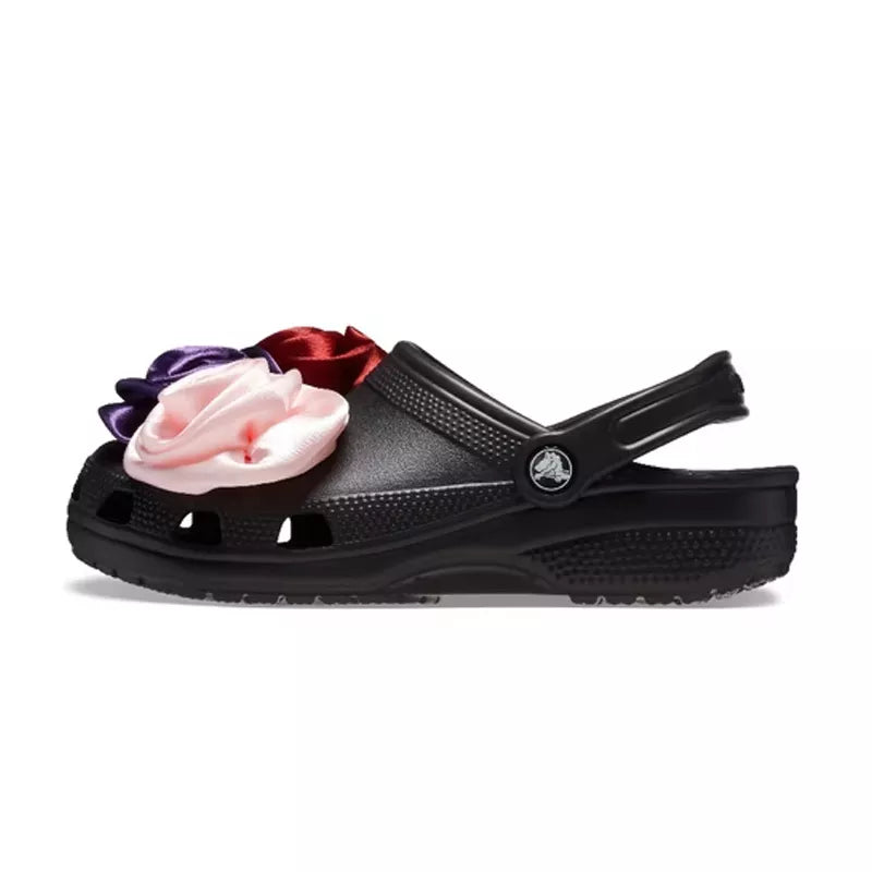 Sandales Classic Rosette Clog - Noir