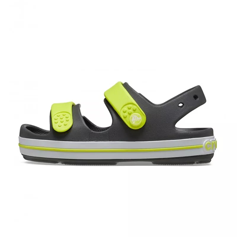 Crocband Cruiser Sandalias Junior - Gris/Amarillo